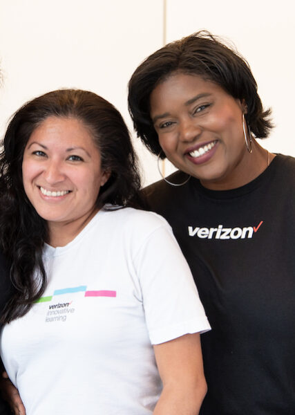 Two employers from Verizon who participated in programming with Break Through Tech